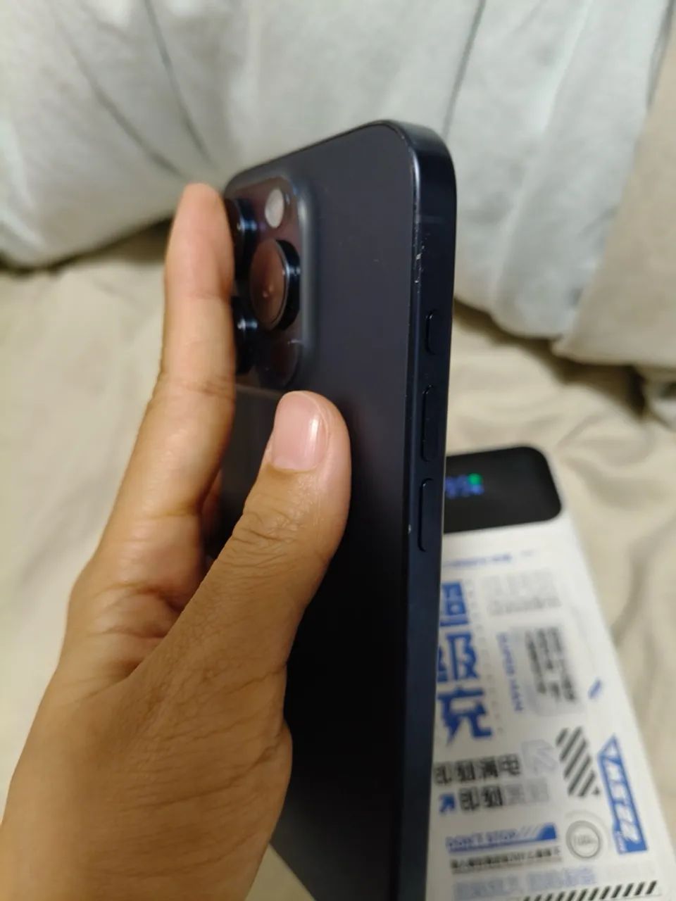 iPhone 15 Pro 128GB - Titânio Azul - Foto 5