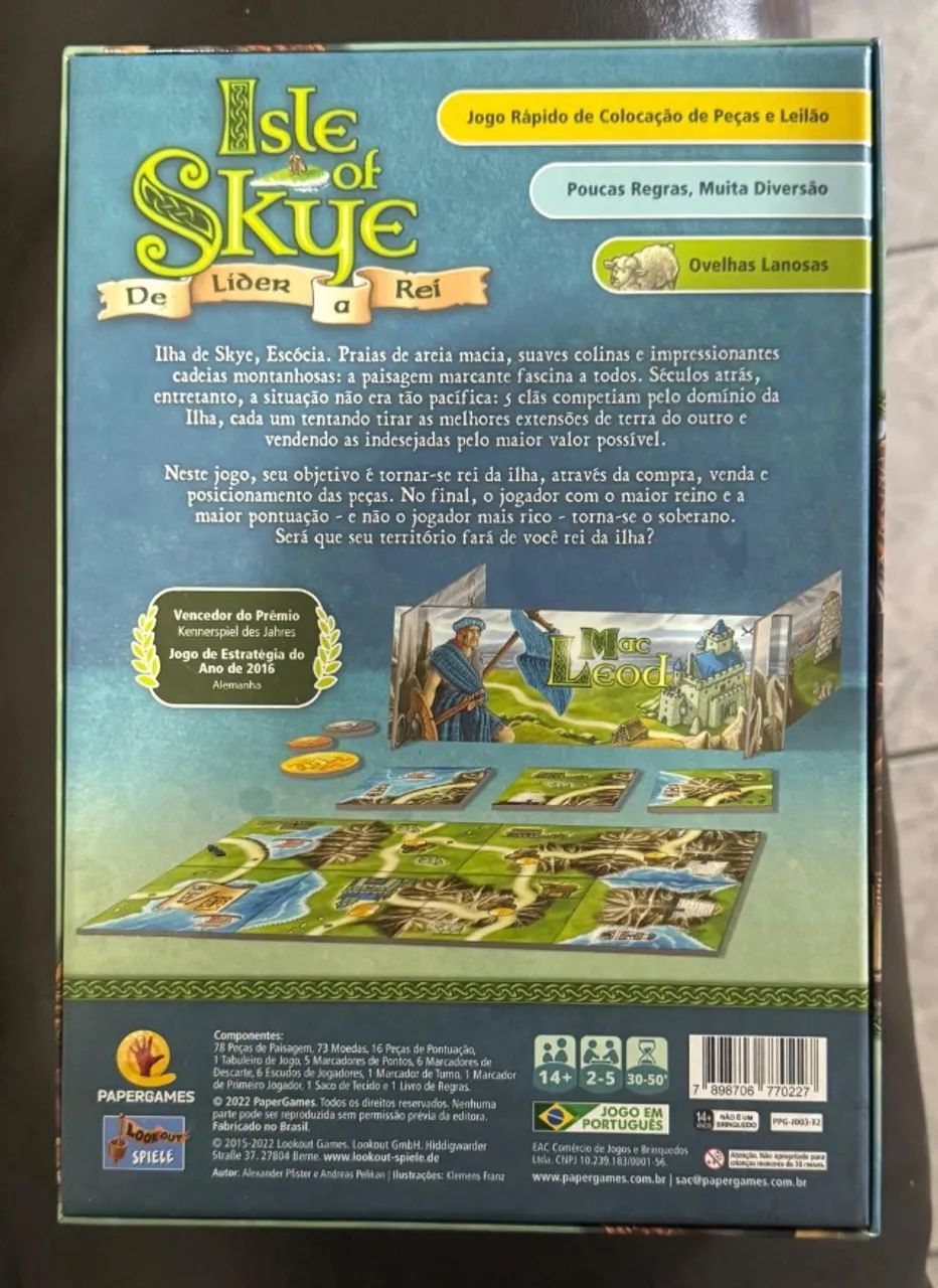 JOGO Isle of skye: de lider a rei - Foto 2
