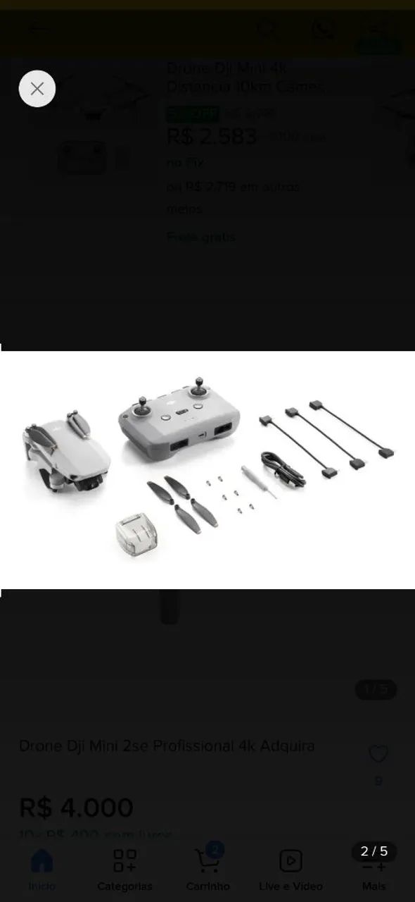 Drone dji mini 2 original  - Foto 3