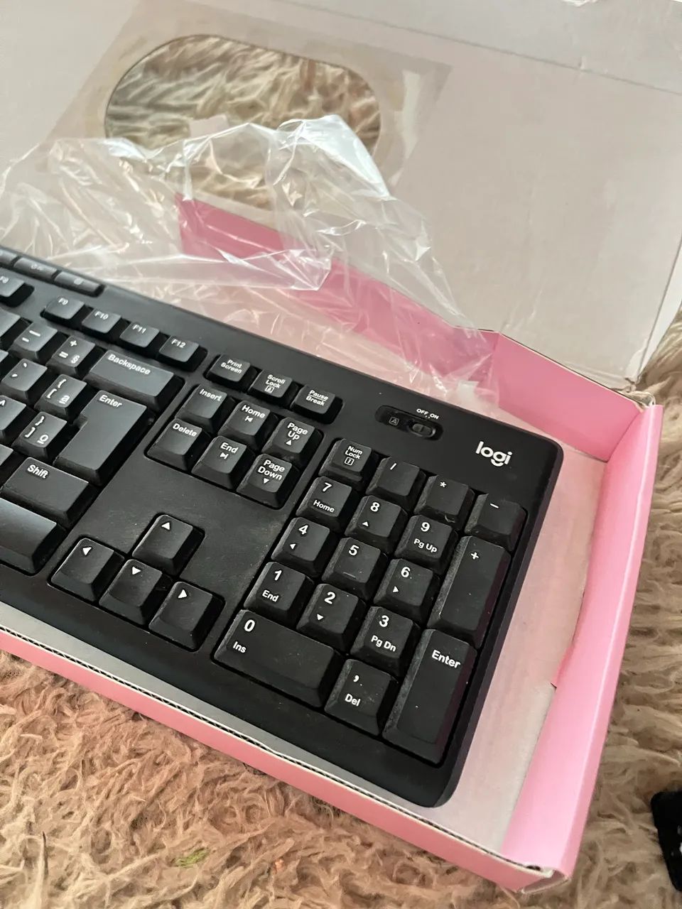 Teclado sem fio logi -usado - Foto 2