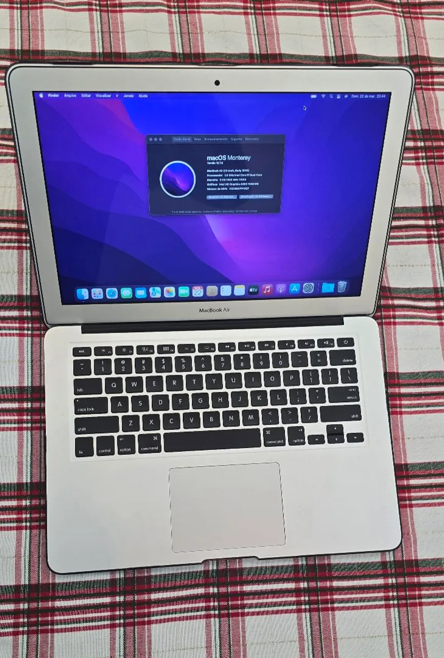 MacBook Air i7 13,3 Pol. 8gb RAM 256gb SSD - Excelente - Notebooks