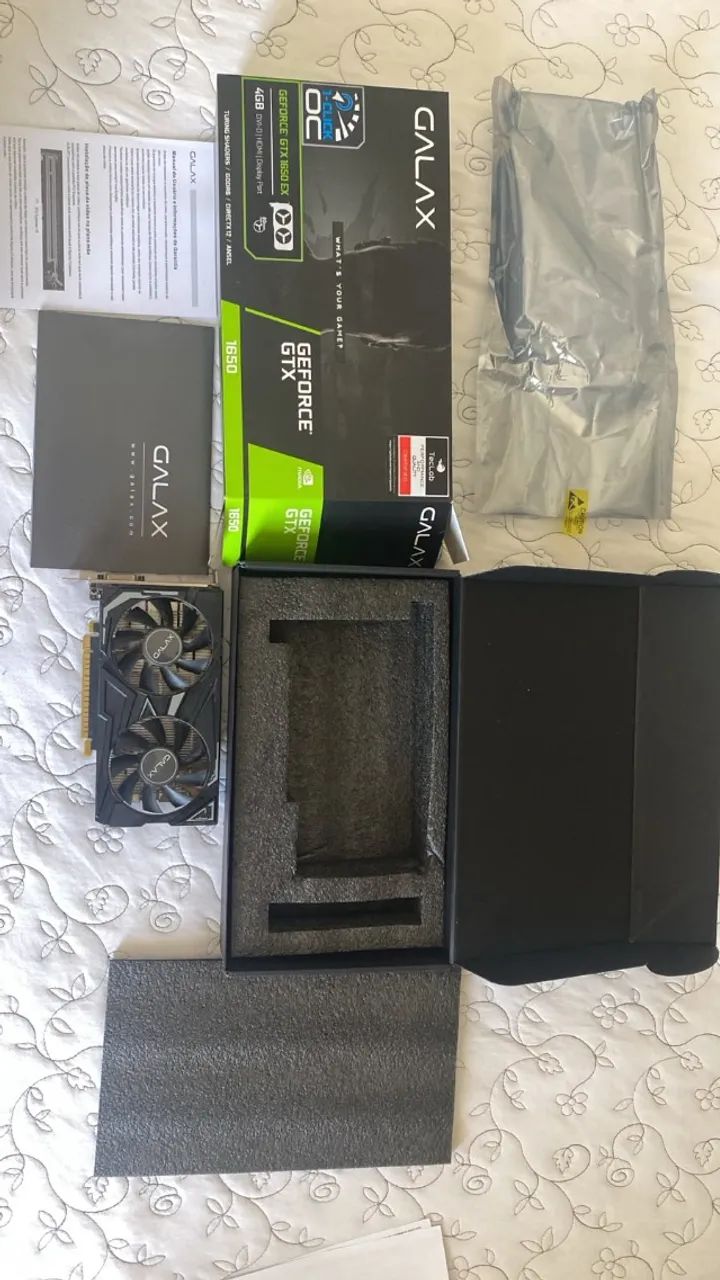 Placa de Vídeo Galax GeForce GTX 1650 EX 4GB