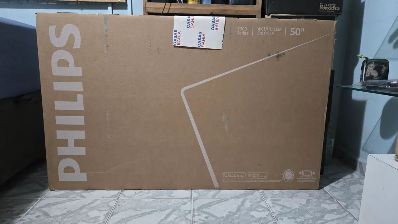 Smart TV Philips 50 4K LED Série 7300  NOVA E LACRADA - Foto 5