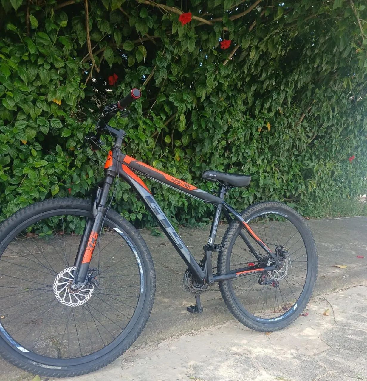 Bicicleta aro 29, freio a disco