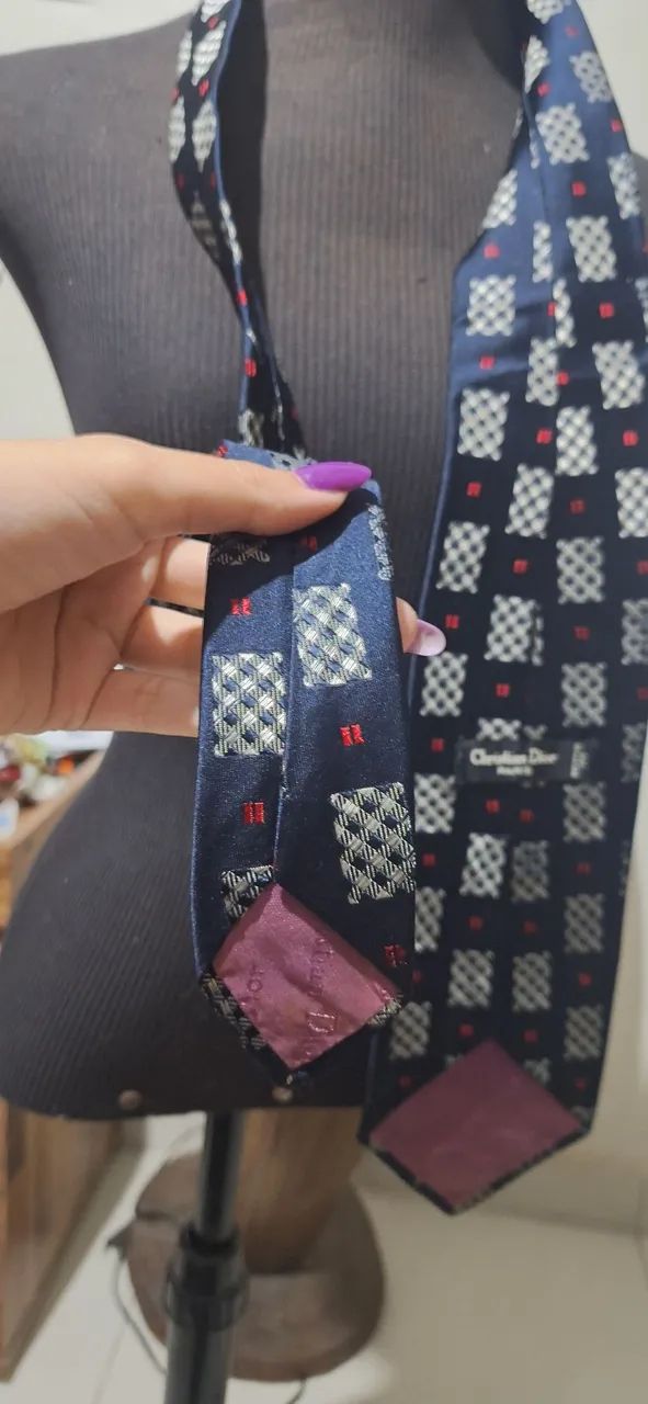 Gravata Christian Dior vintage  - Foto 3