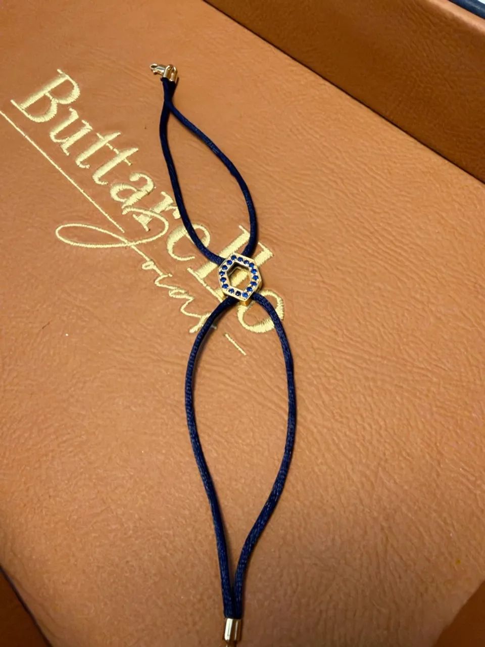 Pulseira ouro e Safira - Foto 3