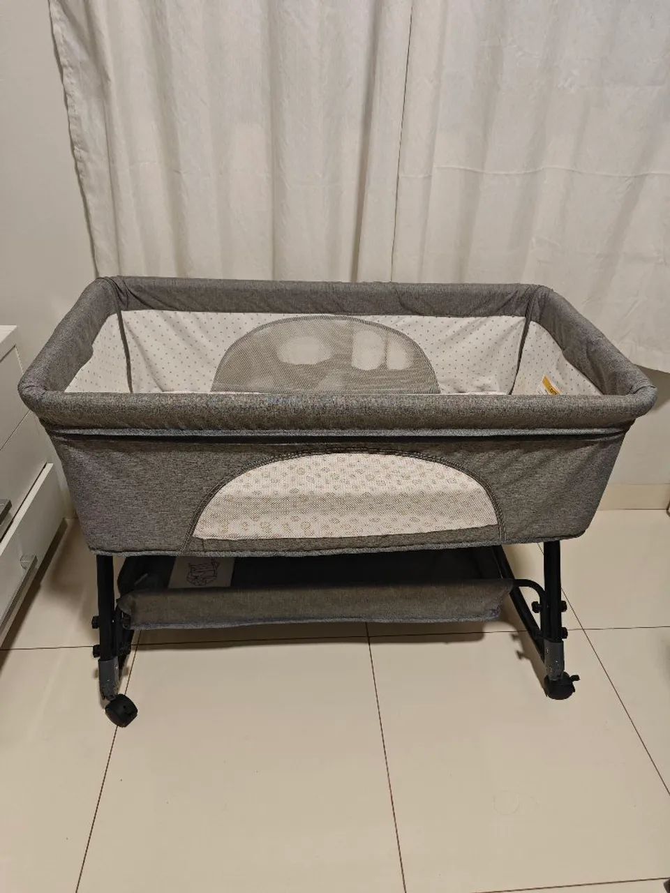 BERÇO PORTÁTIL CO BED COM MOSQUITEIRO (PRATICAMENTE NOVO) - Foto 2