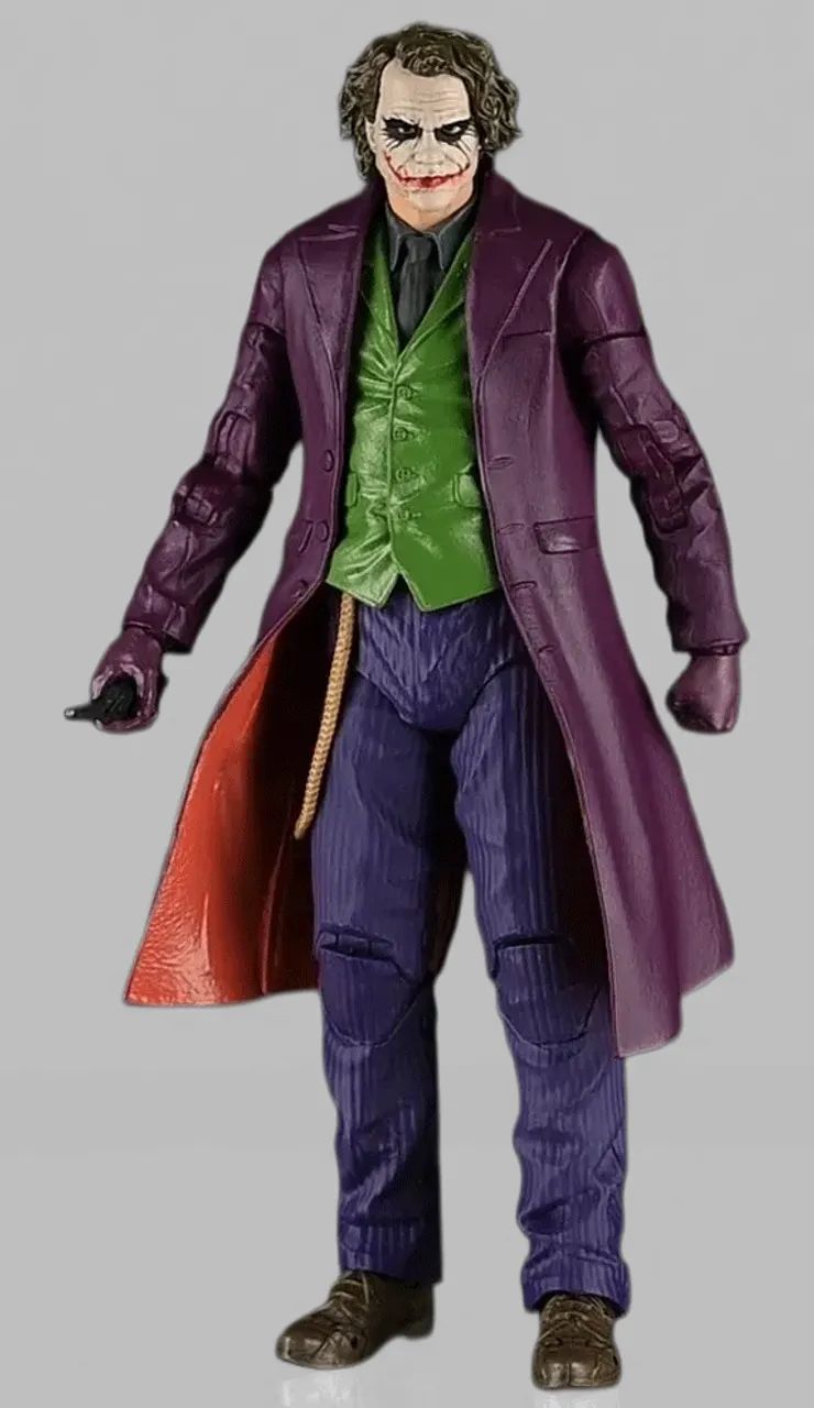 Action Figure The Jocker Coringa Heath Ledger Deluxe Mcfarlane 18cm - Foto 2
