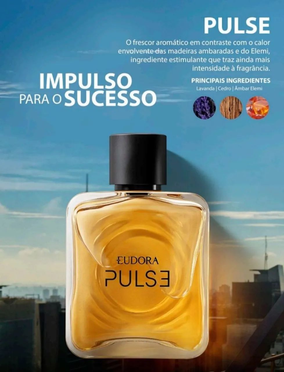 Pulse Desodorante Colonia 100ml Eudora - Foto 3