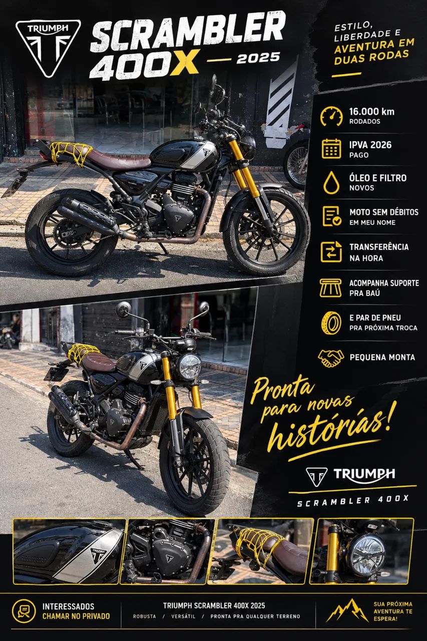 Triumph Scramber 400x 2025