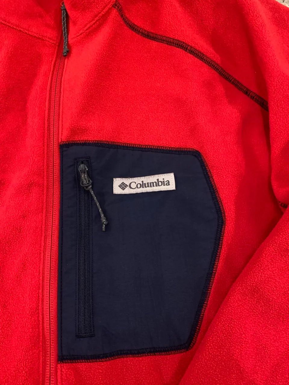 Fleece Columbia vermelho  - Foto 3