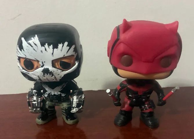 Funko Pop Daredevil Demolidor 120 Vaulted + Crosbone - Sem caixas