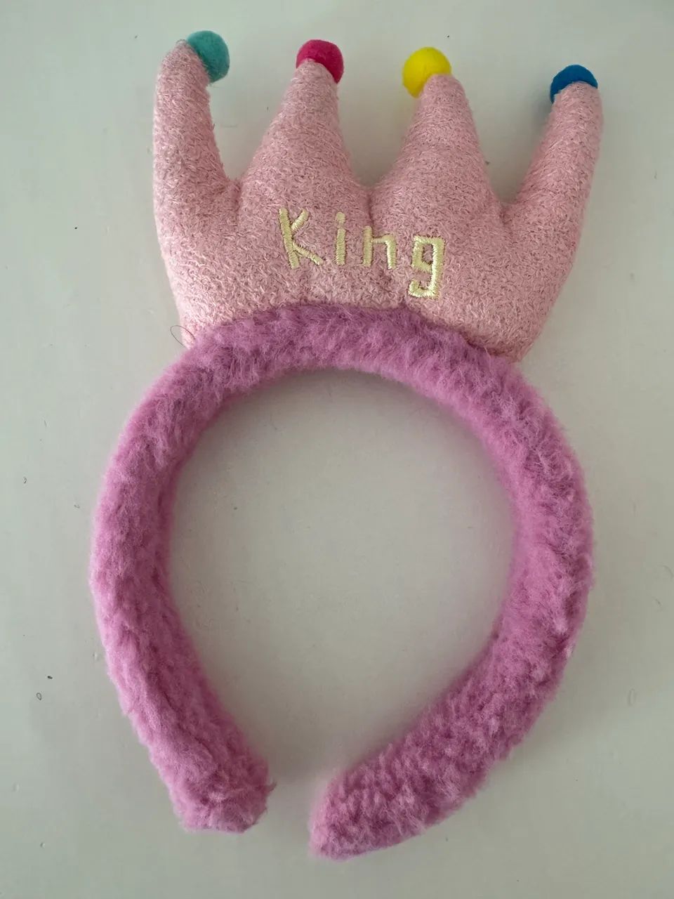 Tiara coroa king pelúcia nova  - Foto 5