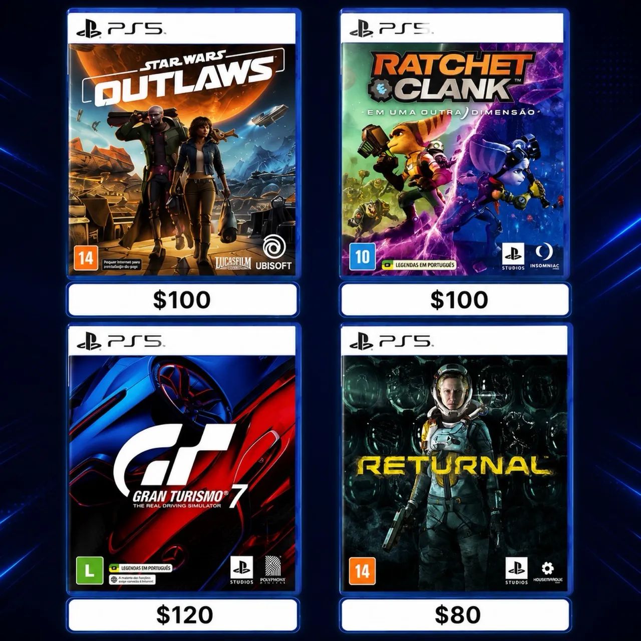 Jogo físico PS5 / PlayStation 5