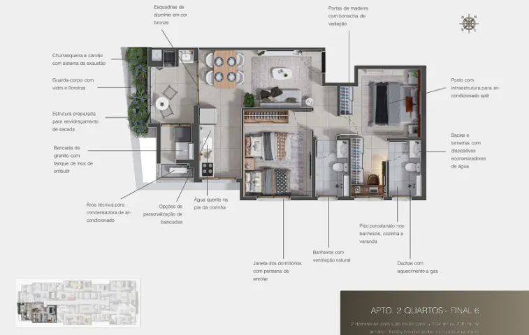 Apto - Timeless Villa Branca - Foto 2