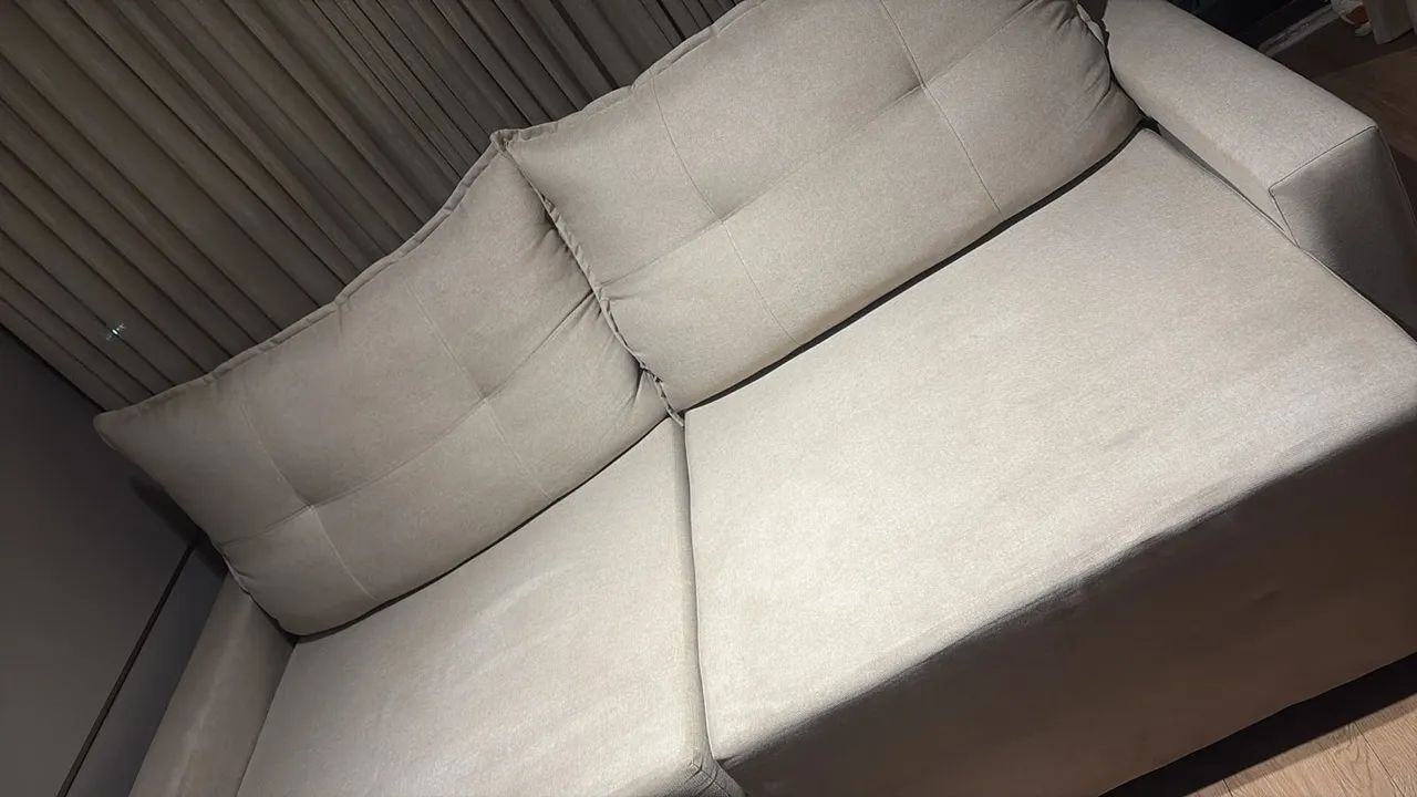 Sofá retrátil em linho - Foto 4