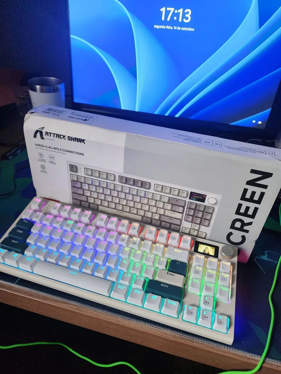 Teclado Attack Shark k86 