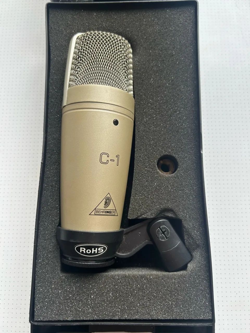 MICROFONE CONDENSADOR BEHRINGER C-1 - NUNCA USADO