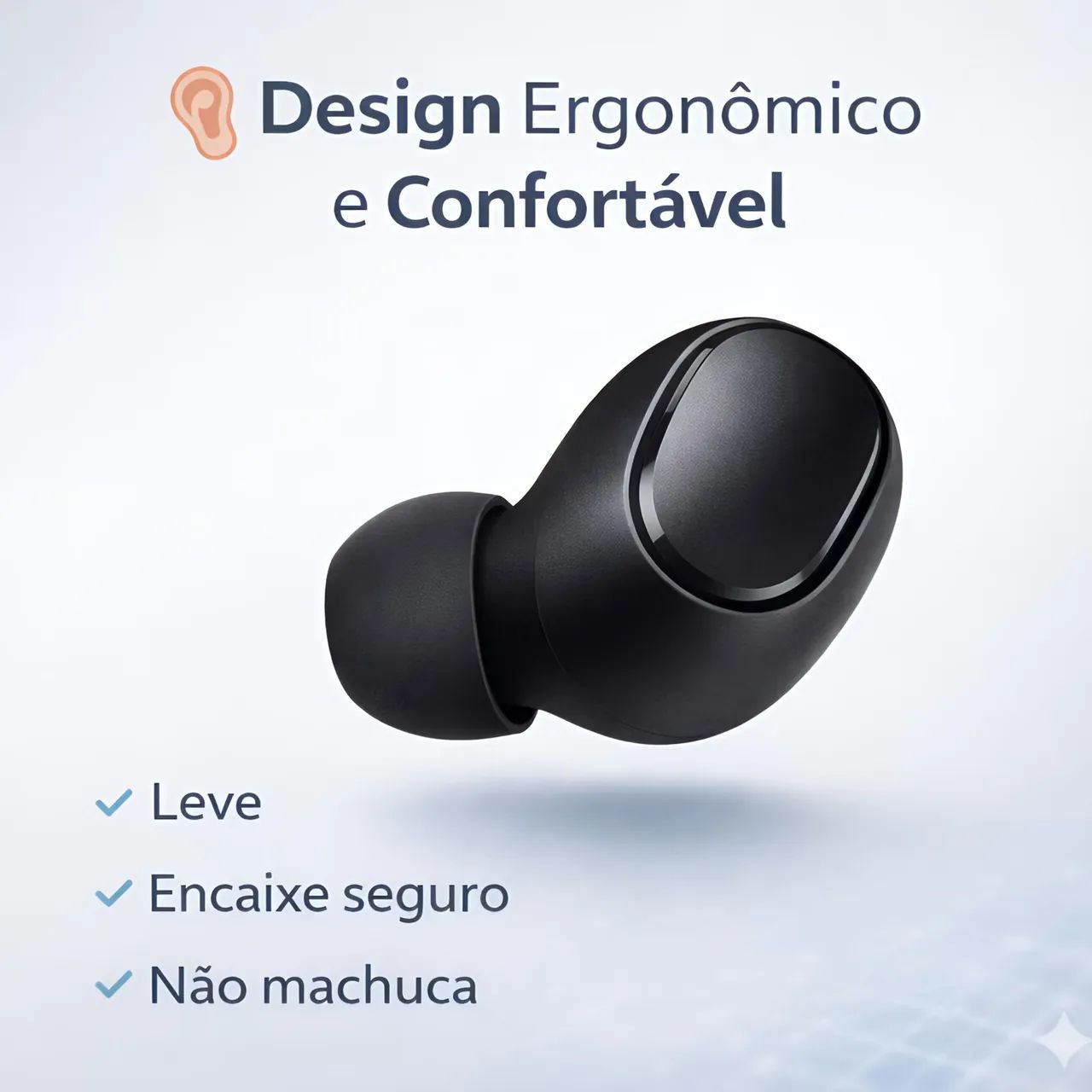Fone de ouvido sem fio Bluetooth  - Foto 4