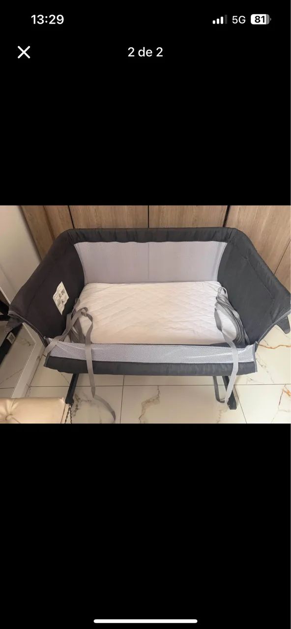 BERÇO 3 em 1 com chiqueirinho  - Foto 2