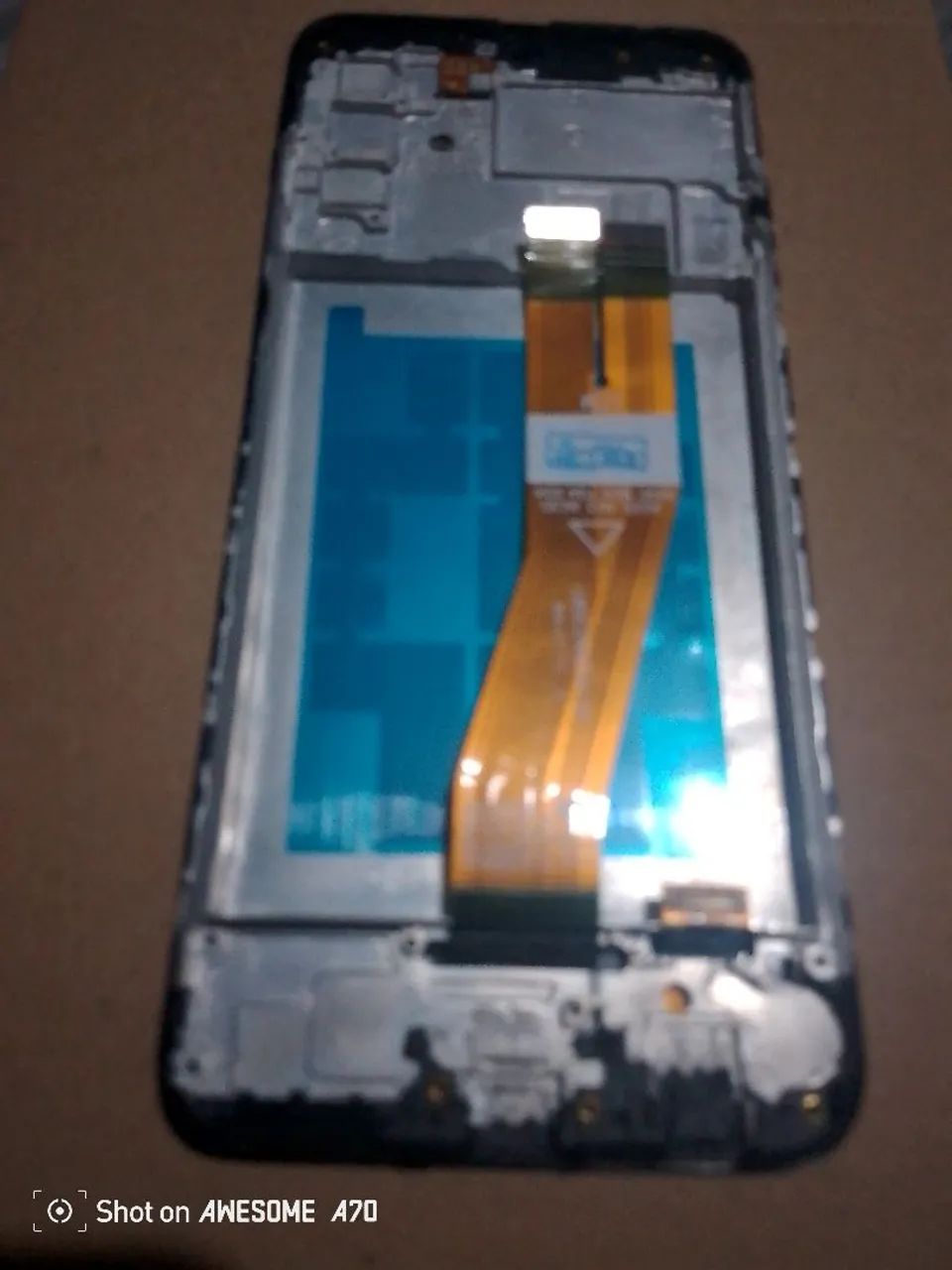 Frete grátis!Tela Completa Samsung A03s A037 Display Touch com Aro Nova - Foto 2