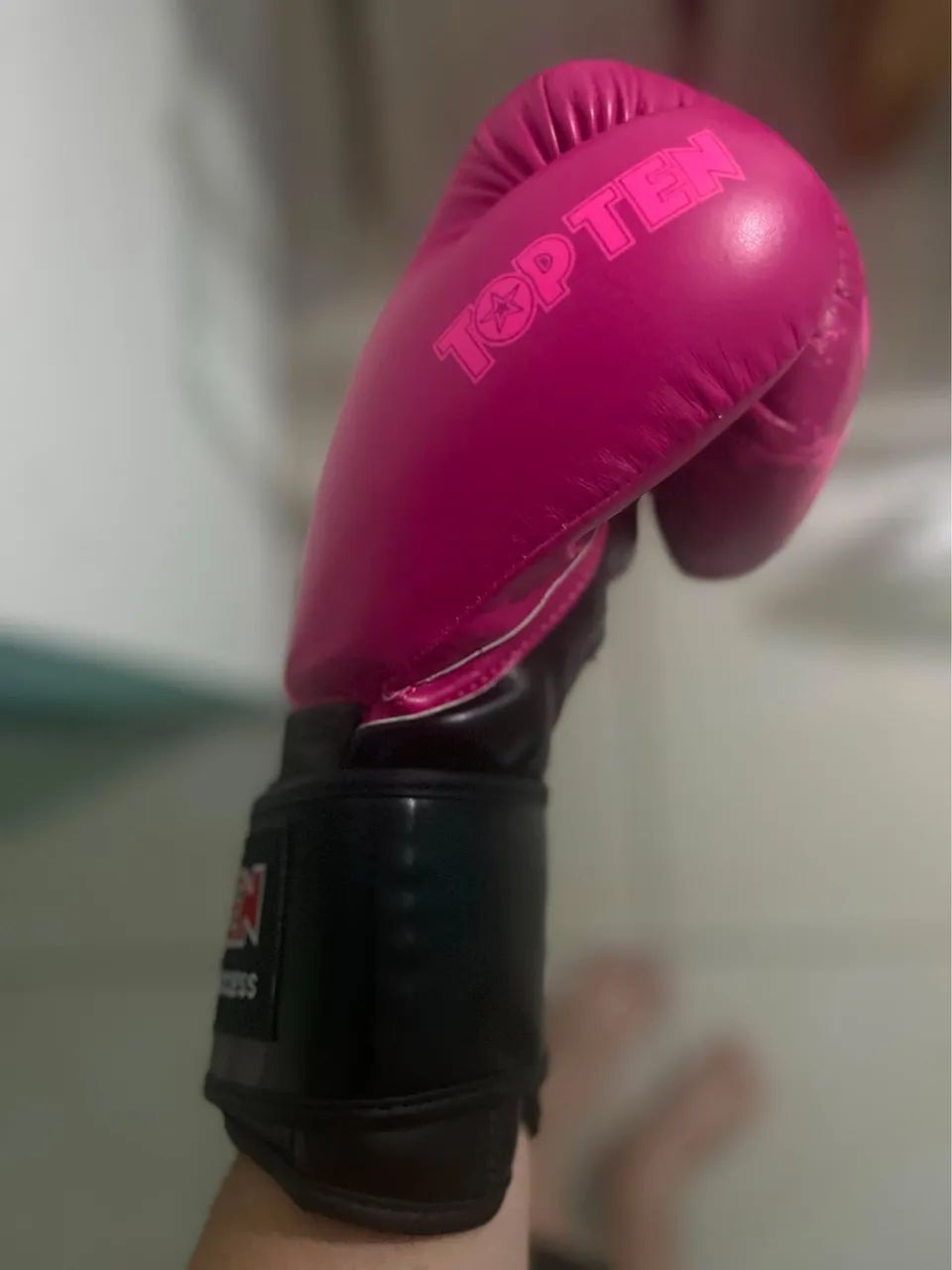 Luvas de boxe rosa  - Foto 4