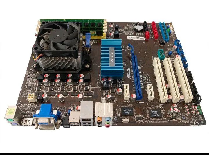 Placa mãe Asus AM2 MAN 78 PRO com HDMI e 8de Ram e  processador 