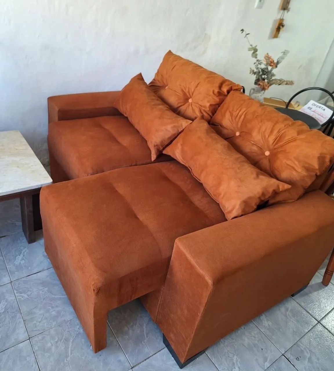 Sofá retrátil 1,60cm da fábrica 
