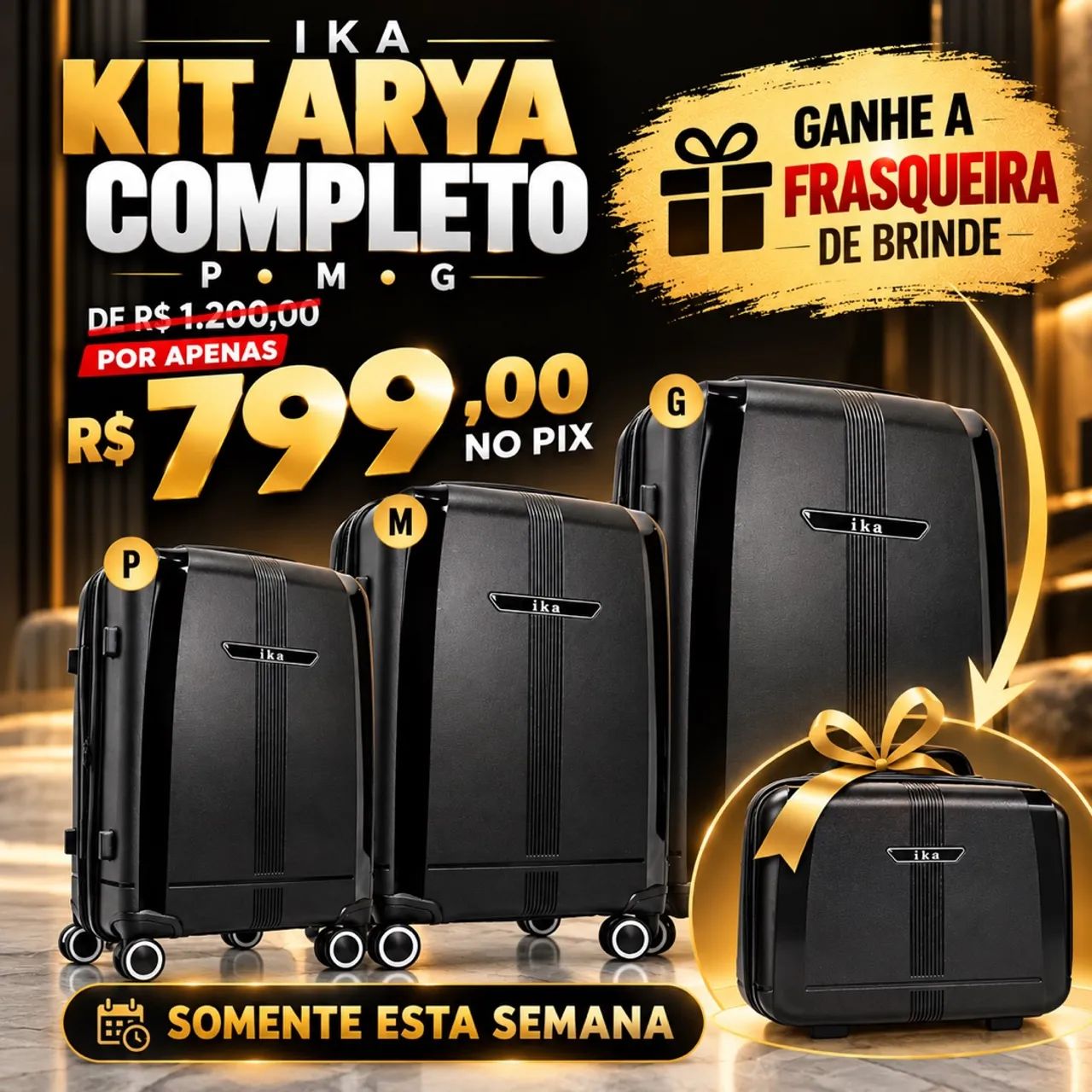 Kit malas 100% polipropileno, de fábrica  - Foto 4