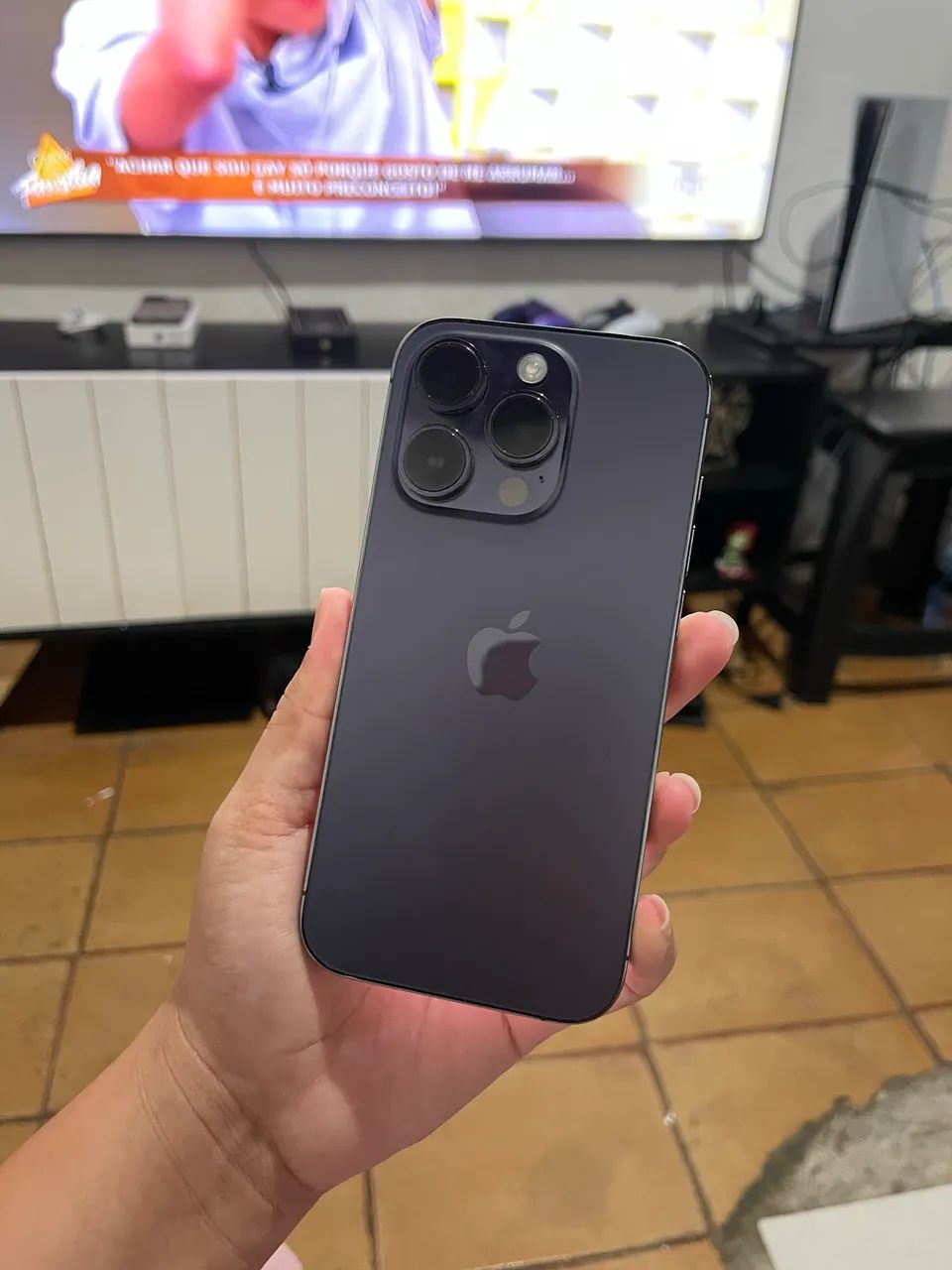 iPhone 14 Pro - Roxo - Envio Olx Pay  - Foto 3