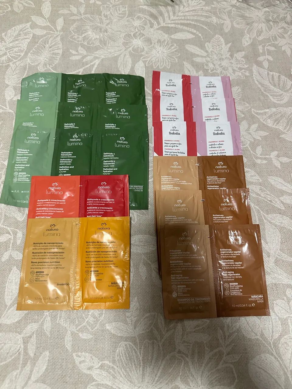 Kit experimentação cabelo natura