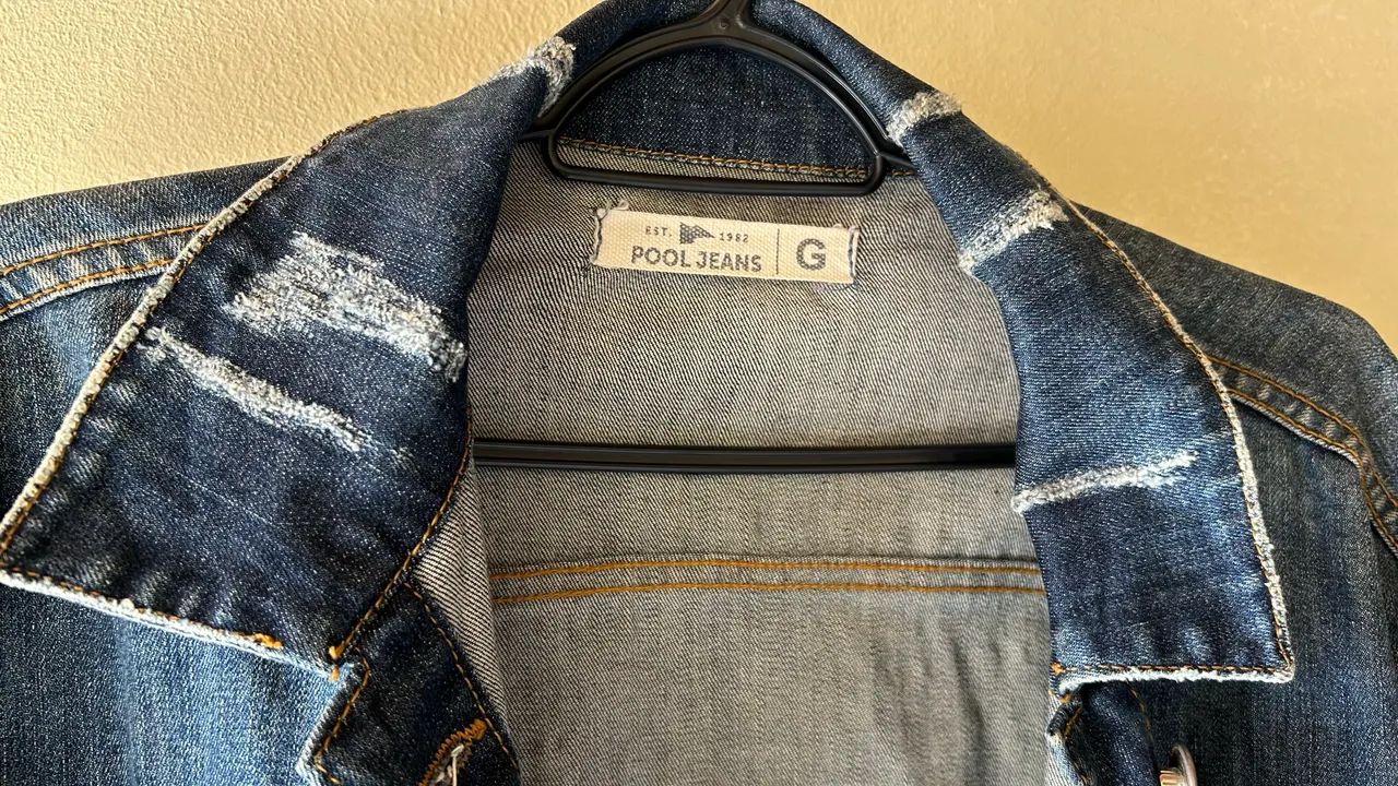 Jaqueta jeans escuro - Foto 4