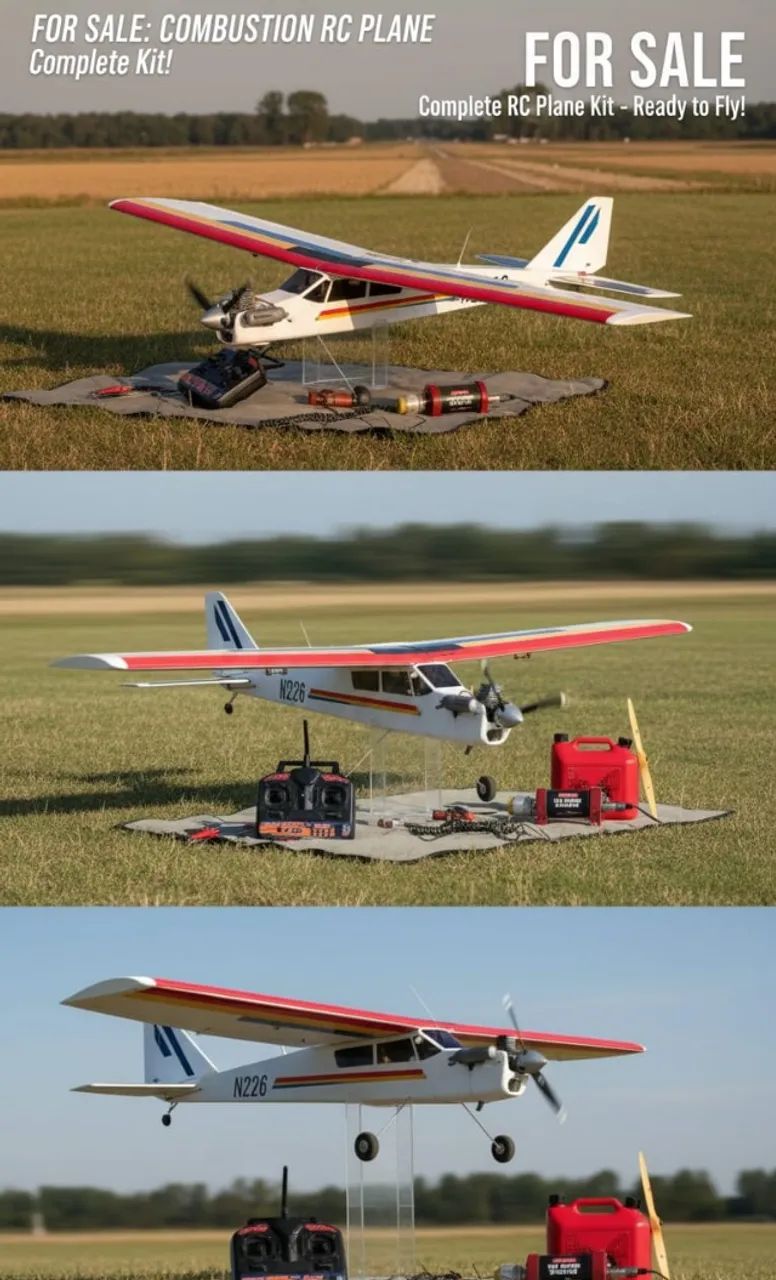 Avião de controle remoto  - Foto 3