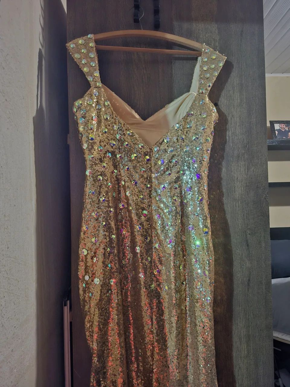 Vestido de festa dourado  - Foto 3