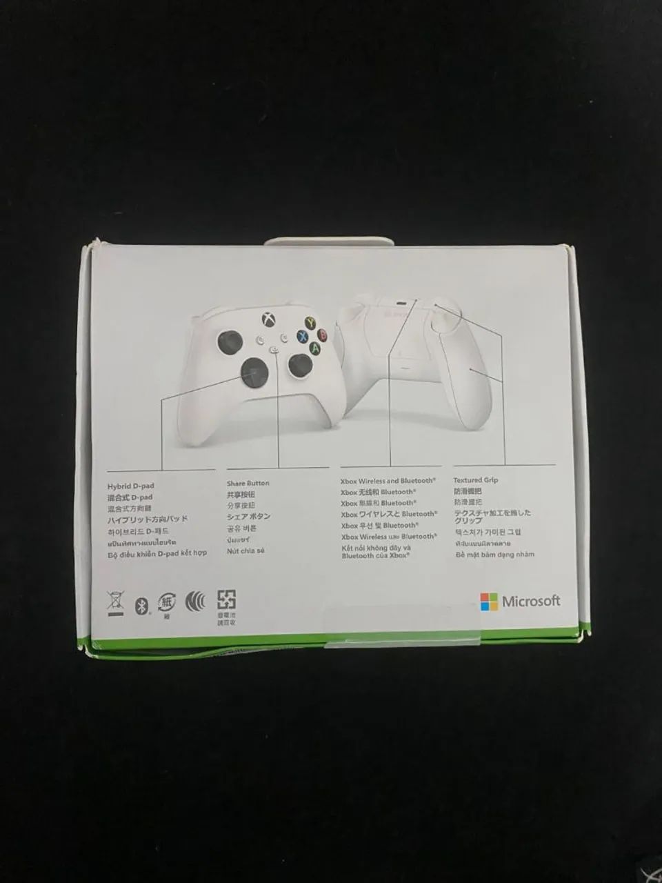 Controle Sem Fio Microsoft Xbox Original Branco - Foto 2