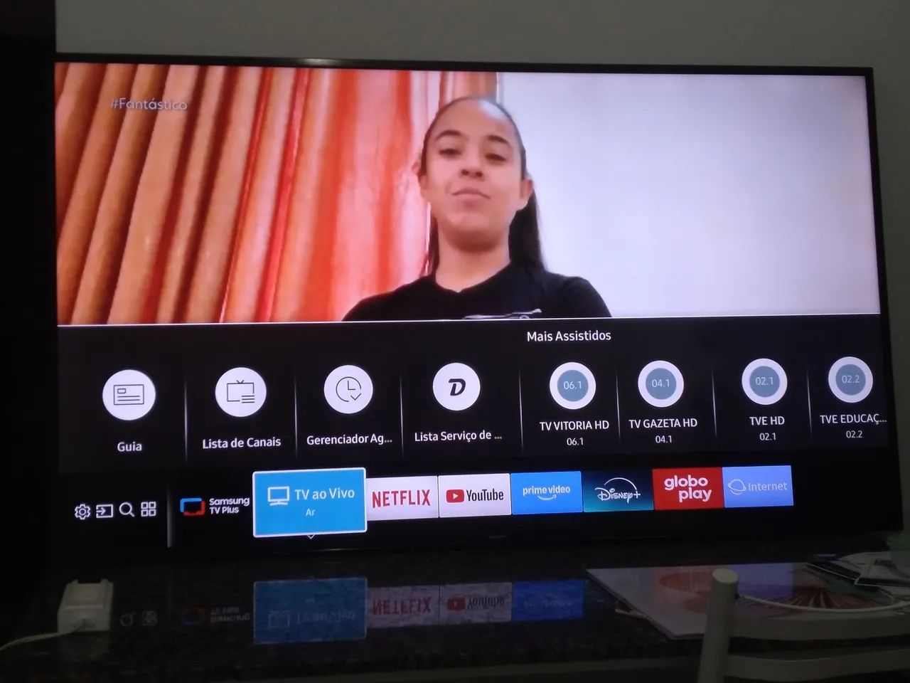 Smart TV Sansung 65 polegadas.  - Foto 4