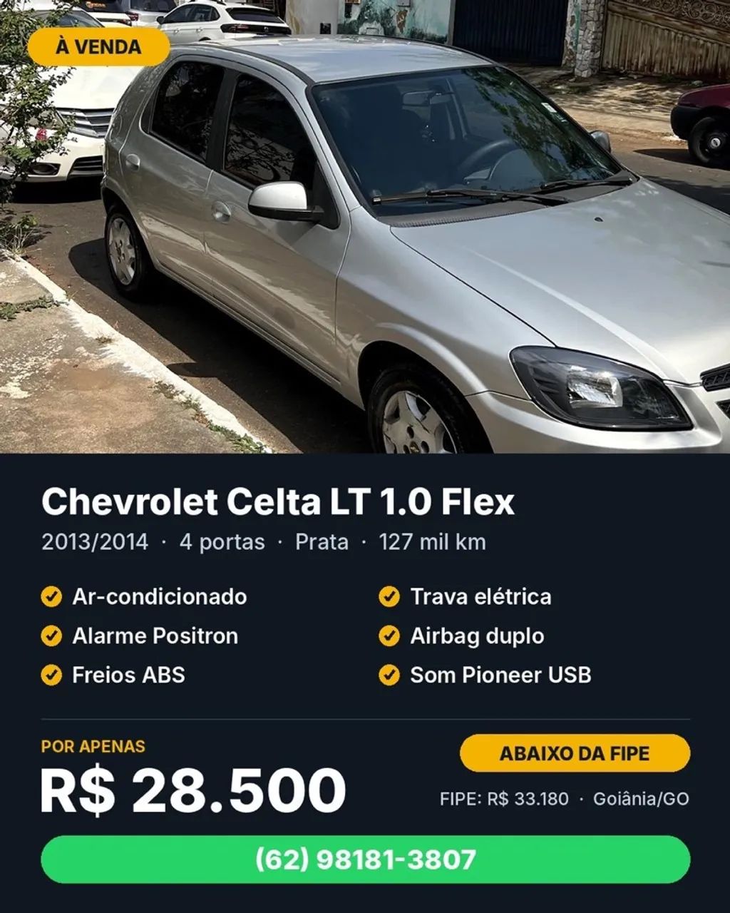 Chevrolet Celta Celta Spirit/ LT 1.0 MPFI 8V FlexP. 5p 2014