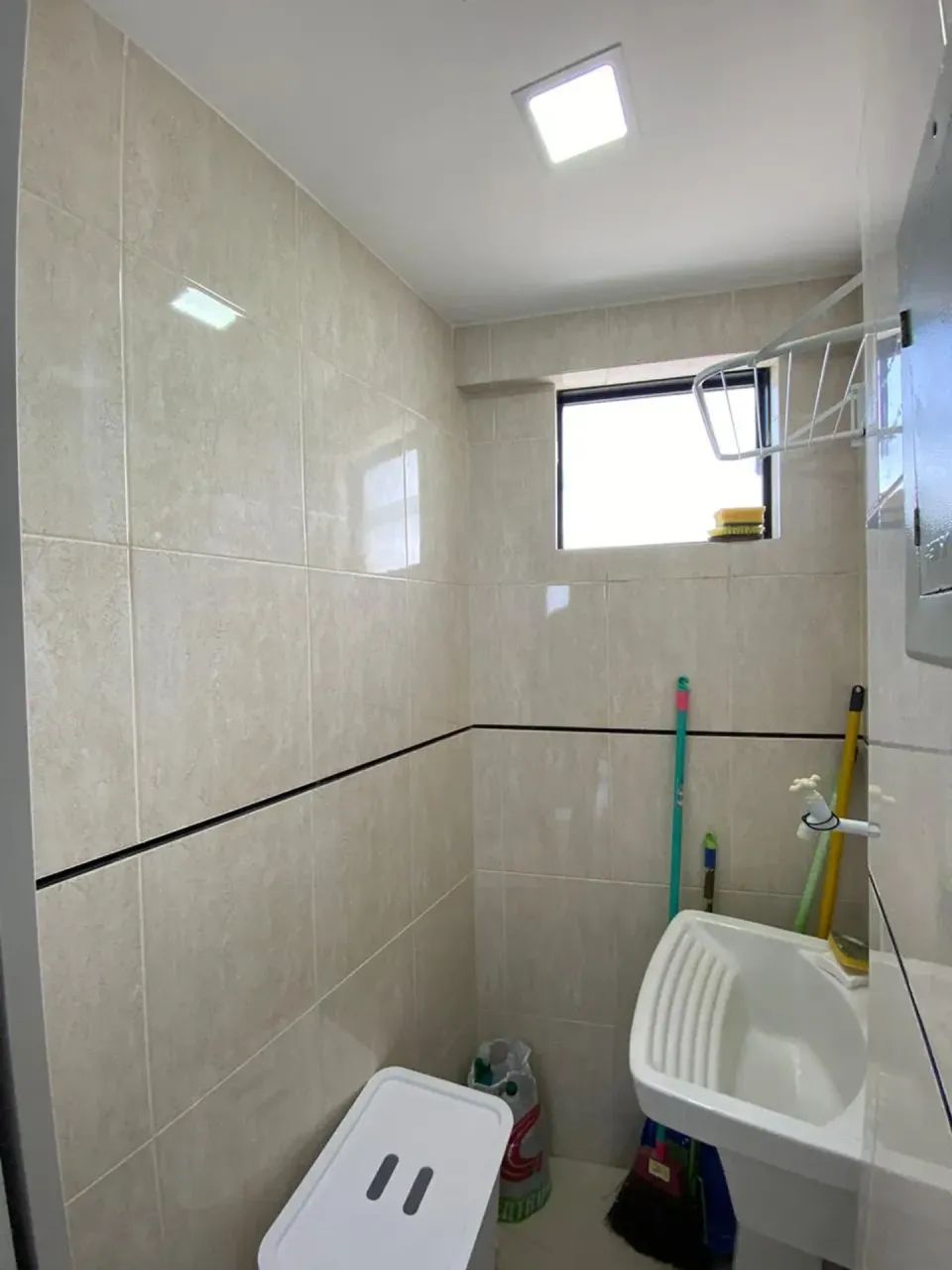Lindo Apartamento 2 Quartos Mobiliado Vista Mar Andar Alto. - Foto 5