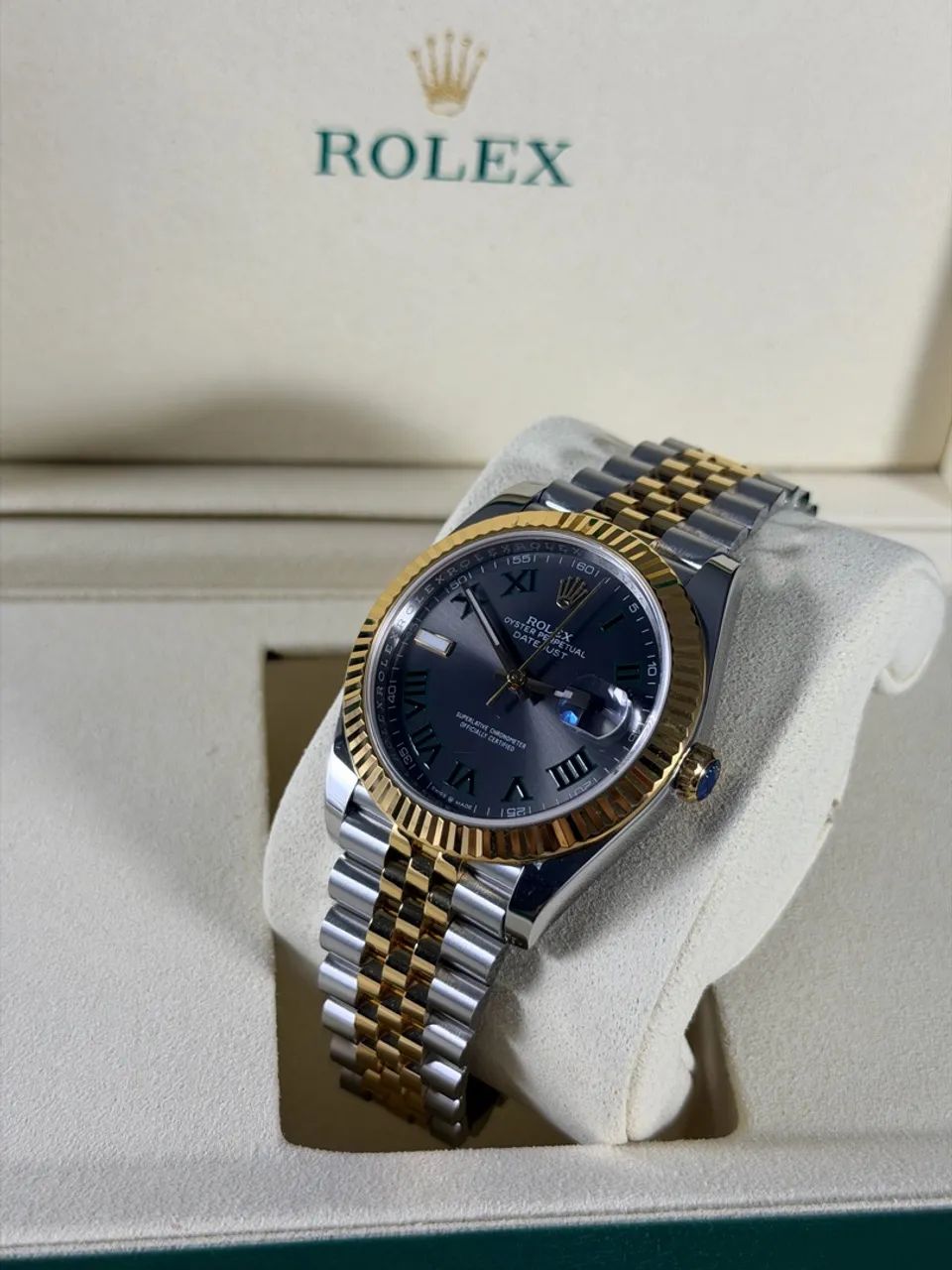 Super clone Rolex Datejust Wimbledon - Foto 2
