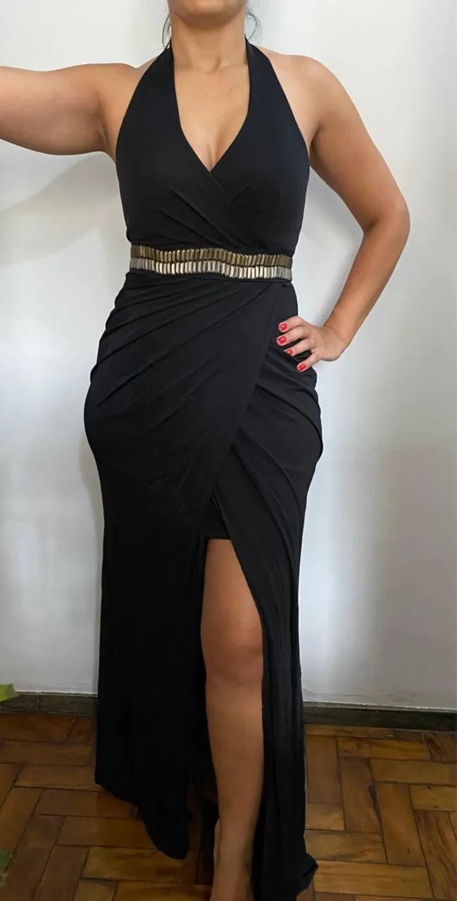 Vestido Preto Frente Única - Foto 4