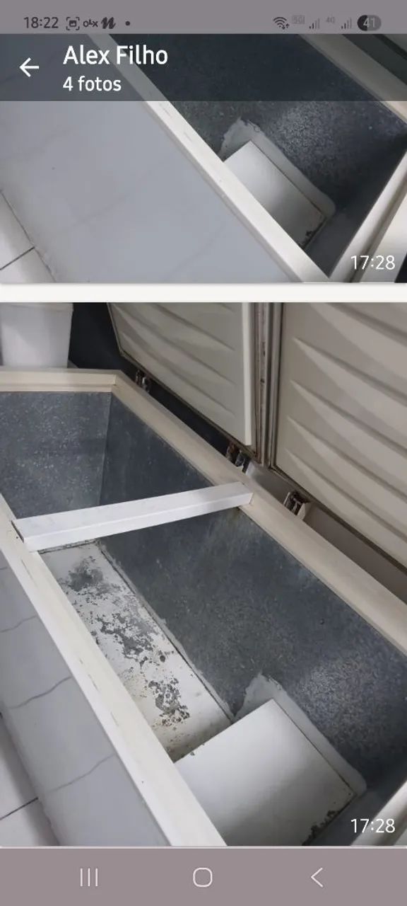 Freezer horizontal 2 tampas