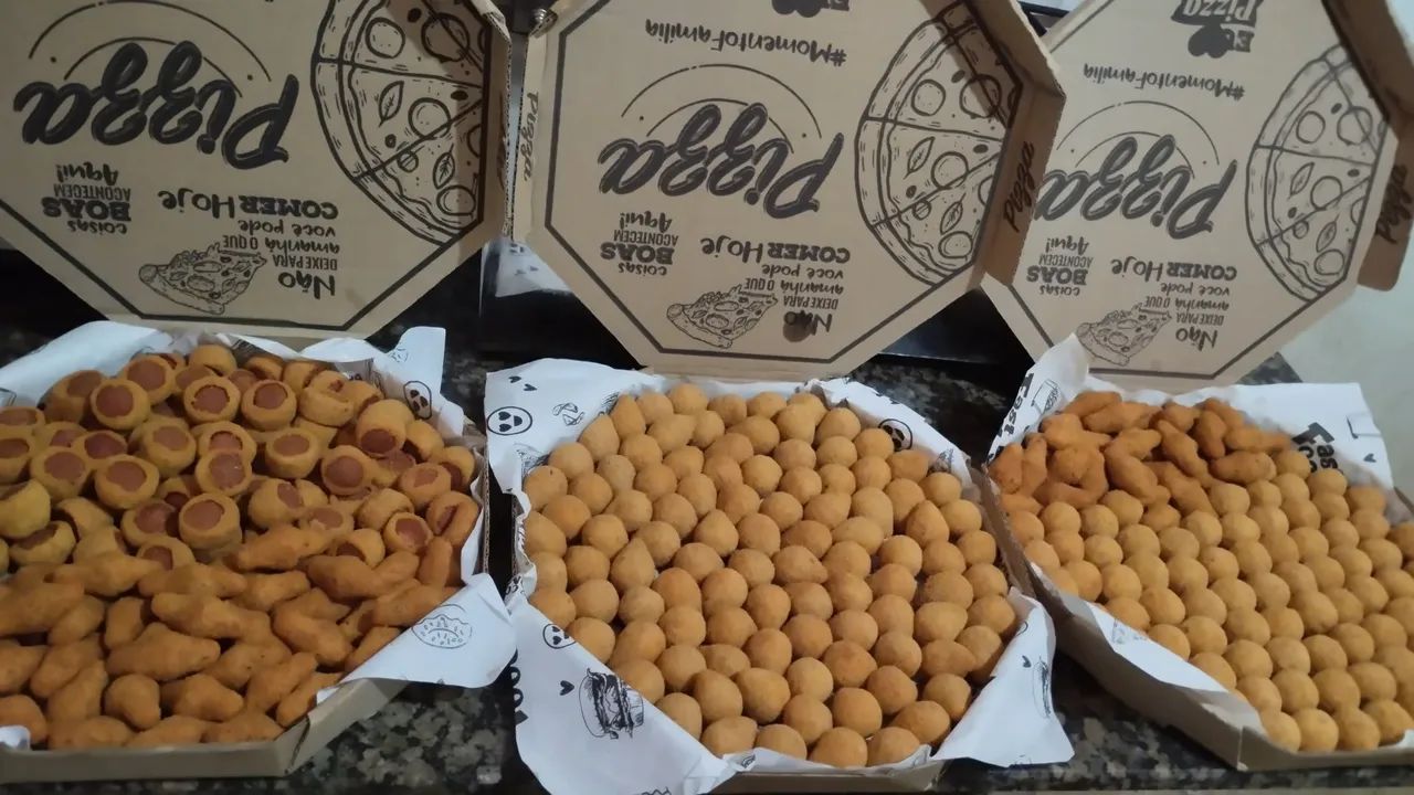Trabalho com salgados pra festa ?