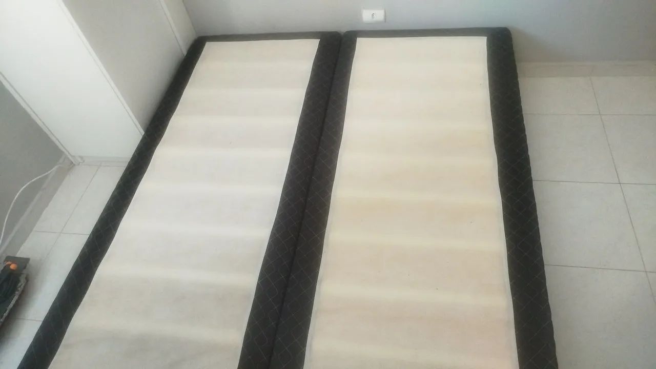 Box Cama Queen preto - Bipartido - Foto 2