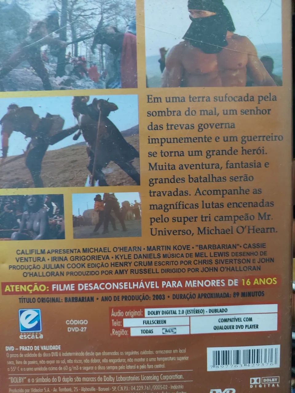 Dvd Bárbara, o último grande guerreiro - Foto 2