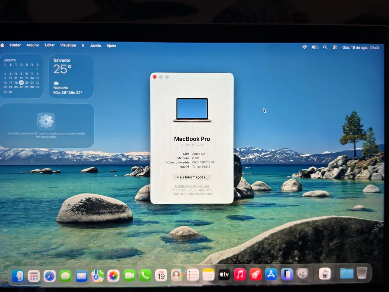 Macbook M1 Pro 2020 8/256 Touch bar - Foto 2