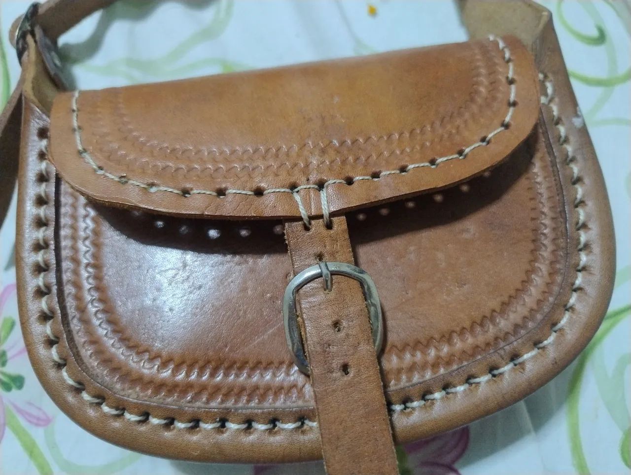 Bolsa pequena couro legítimo  - Foto 2