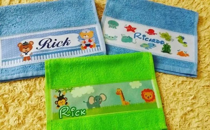 Toalha Lavabo para mãos e pés Personalizada  - Foto 2