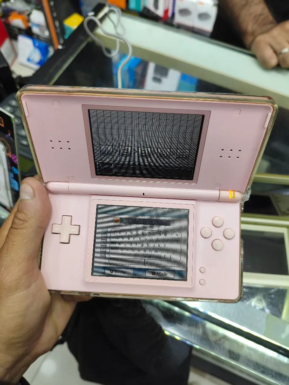nintendo ds lite rosa