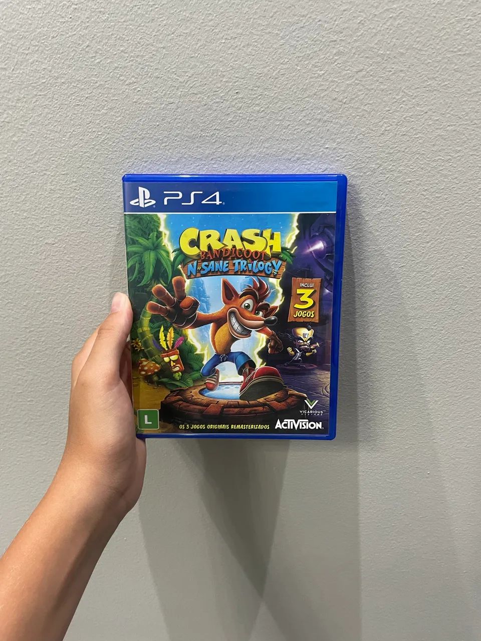 Jogos Crash Bandicoot e Spyro de Ps4