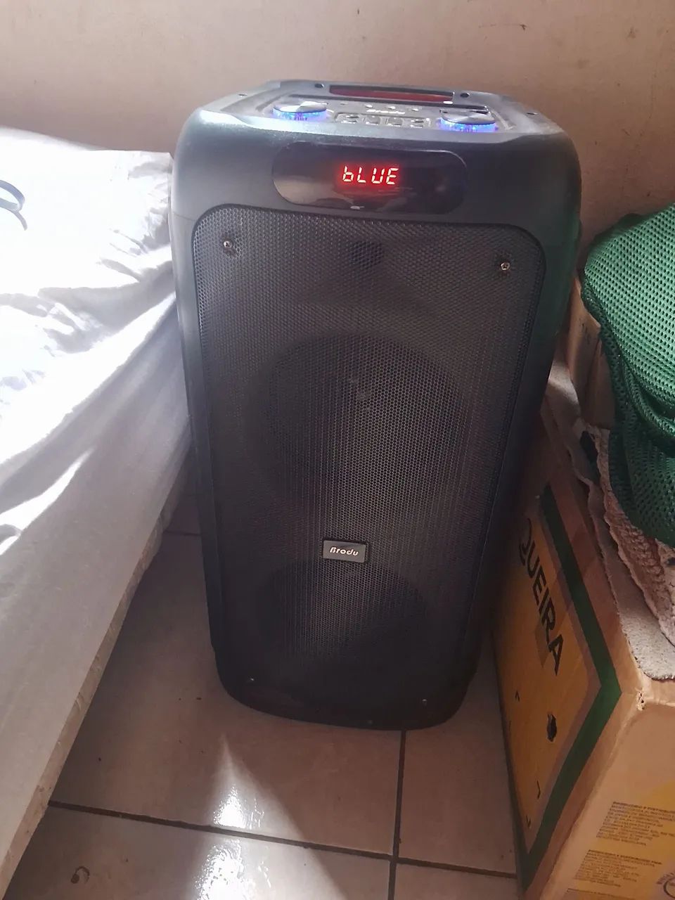 Caixa de Som Amplificada Bluetooth com Leds Ritmos  (usado) - Foto 4